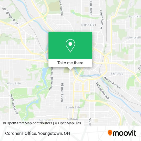 Coroner's Office map