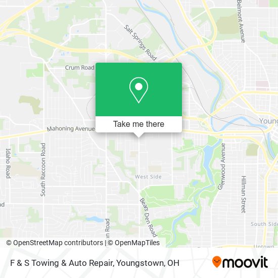 F & S Towing & Auto Repair map
