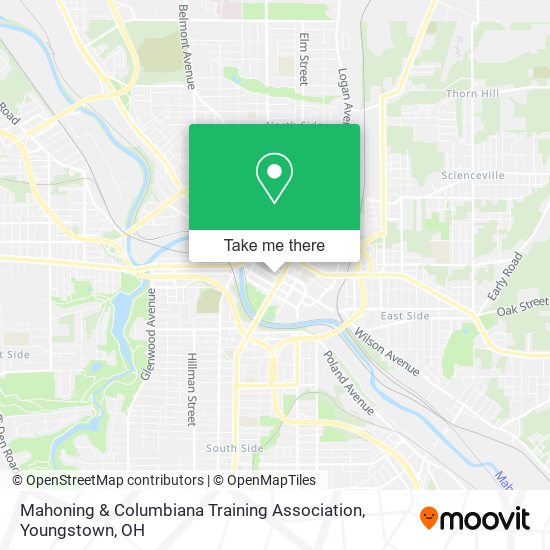 Mahoning & Columbiana Training Association map
