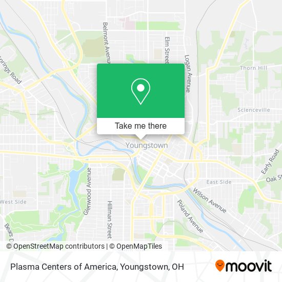 Mapa de Plasma Centers of America