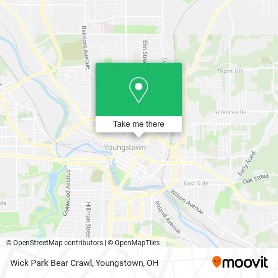 Wick Park Bear Crawl map