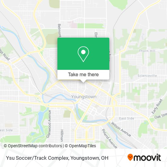 Mapa de Ysu Soccer/Track Complex