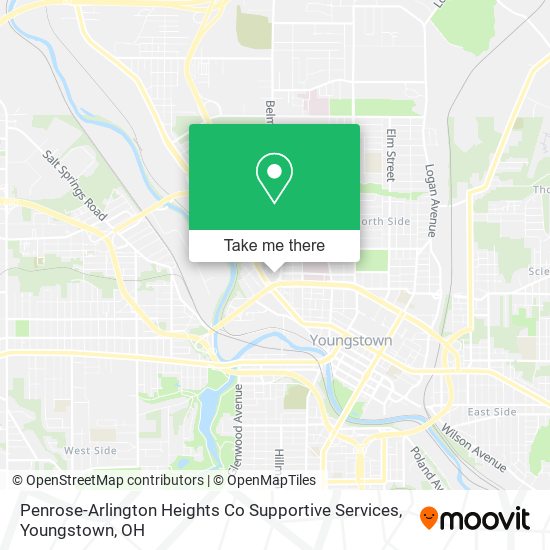 Penrose-Arlington Heights Co Supportive Services map
