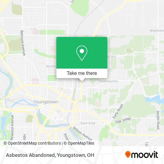 Asbestos Abandoned map