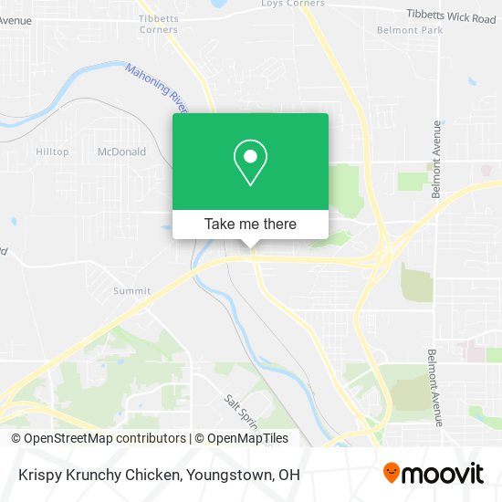 Mapa de Krispy Krunchy Chicken