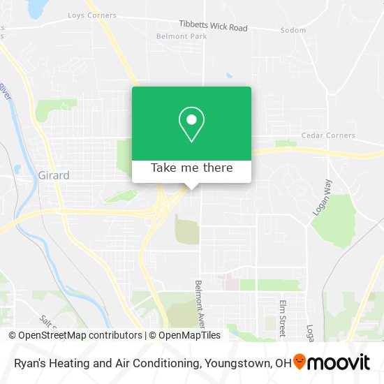 Mapa de Ryan's Heating and Air Conditioning