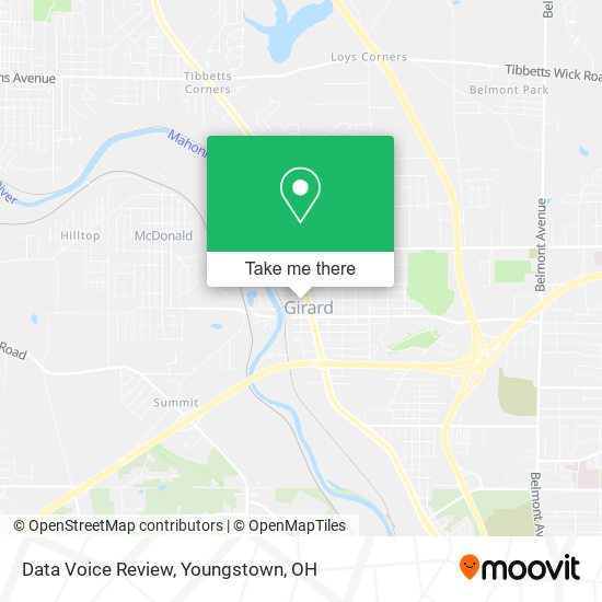Data Voice Review map