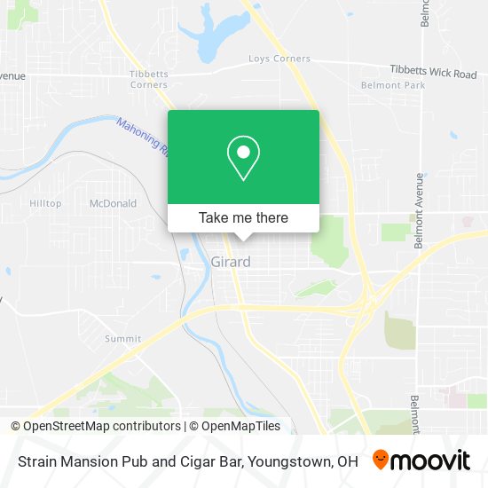 Mapa de Strain Mansion Pub and Cigar Bar
