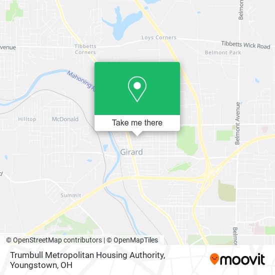 Mapa de Trumbull Metropolitan Housing Authority