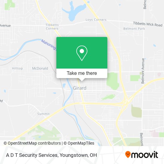 A D T Security Services map