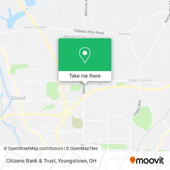 Citizens Bank & Trust map