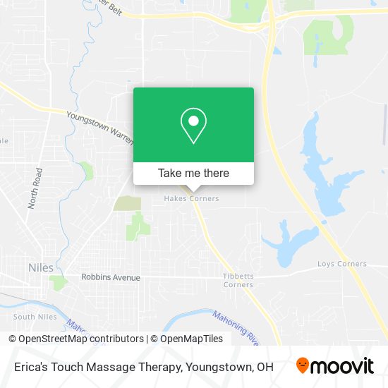 Erica's Touch Massage Therapy map