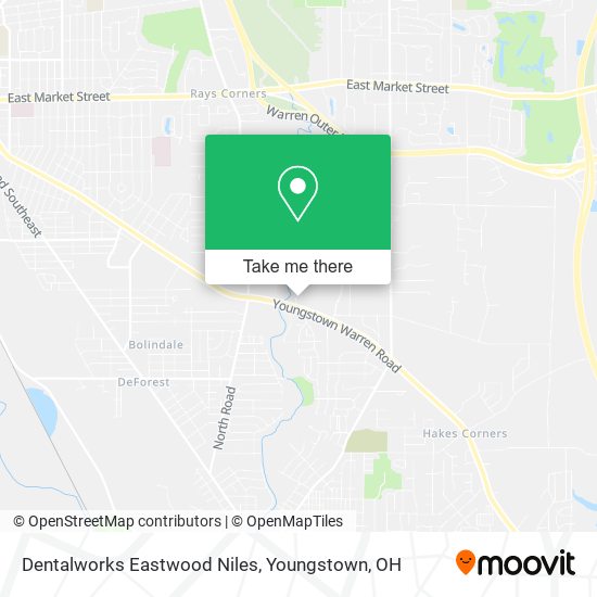Dentalworks Eastwood Niles map