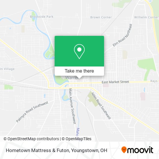 Hometown Mattress & Futon map