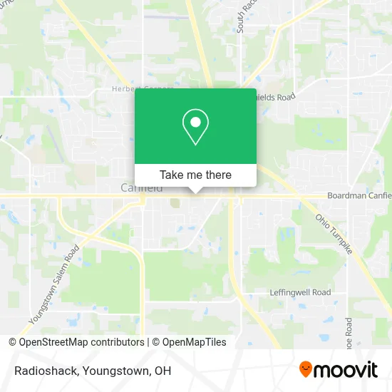 Radioshack map