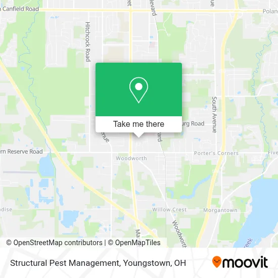 Structural Pest Management map