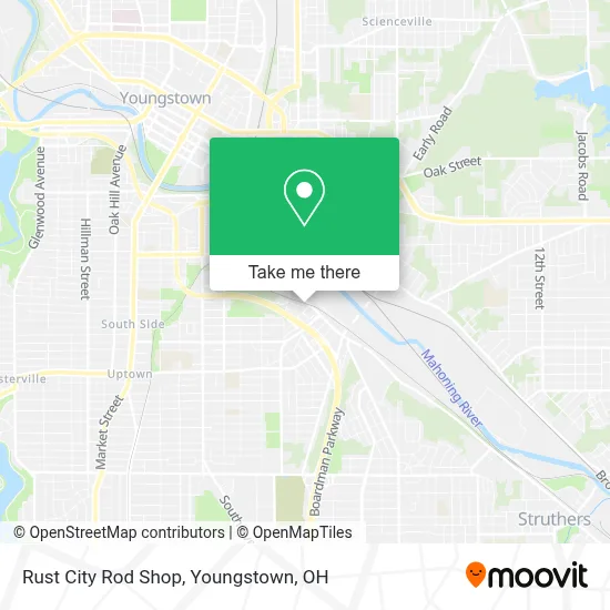 Rust City Rod Shop map