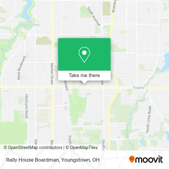 Rally House Boardman map