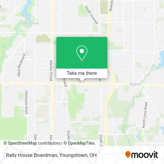 Rally House Boardman map