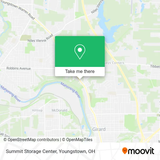 Summit Storage Center map