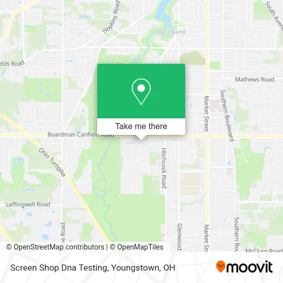 Screen Shop Dna Testing map