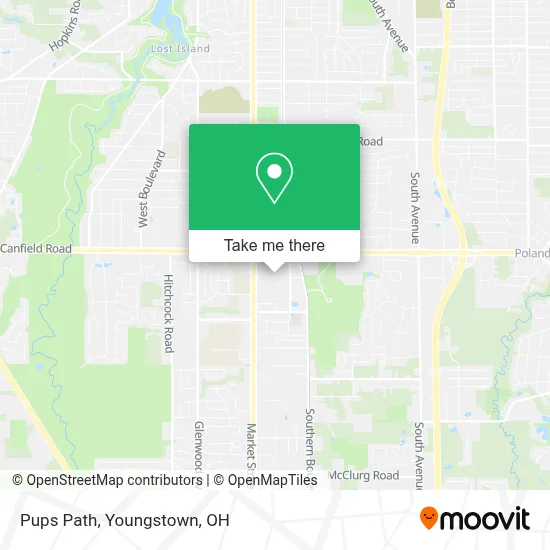 Pups Path map