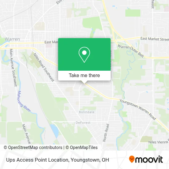 Ups Access Point Location map