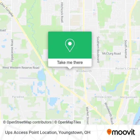 Ups Access Point Location map