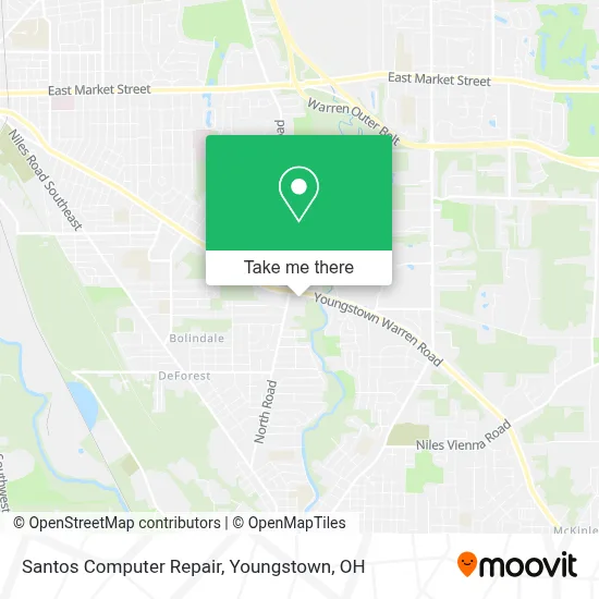 Santos Computer Repair map