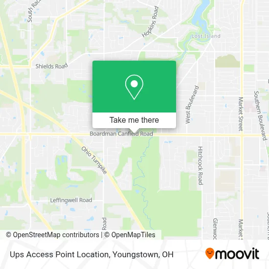 Ups Access Point Location map