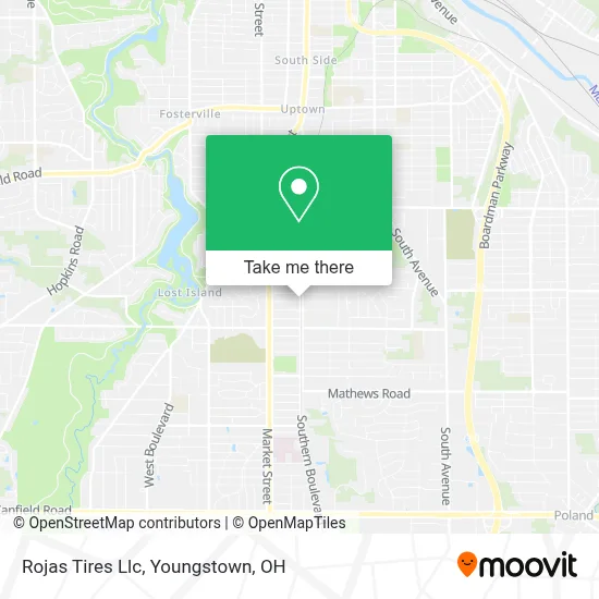 Rojas Tires Llc map