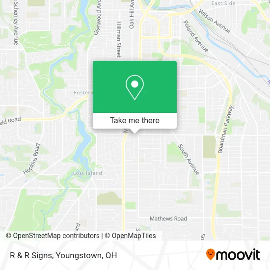 R & R Signs map