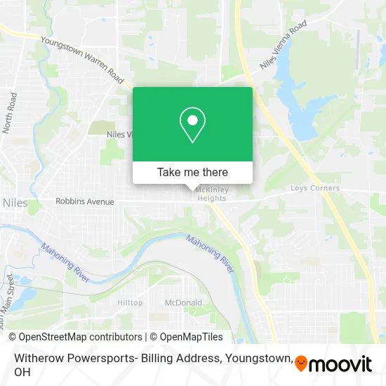 Witherow Powersports- Billing Address map