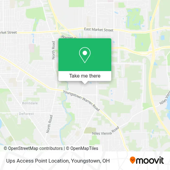 Ups Access Point Location map