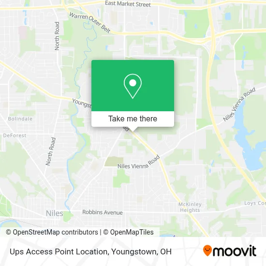 Ups Access Point Location map