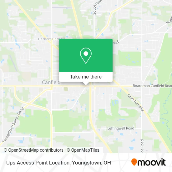 Ups Access Point Location map