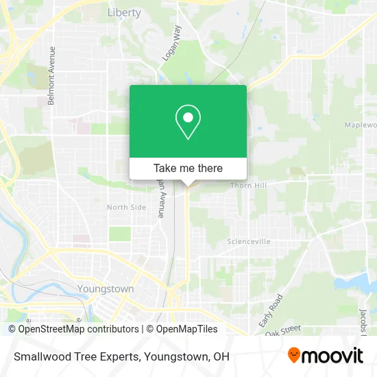 Smallwood Tree Experts map