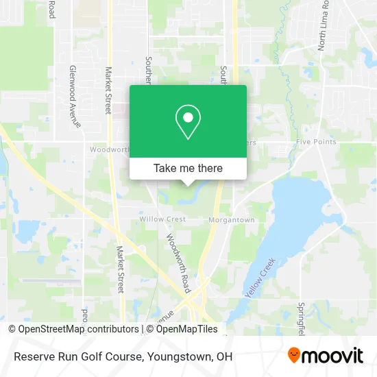 Reserve Run Golf Course map