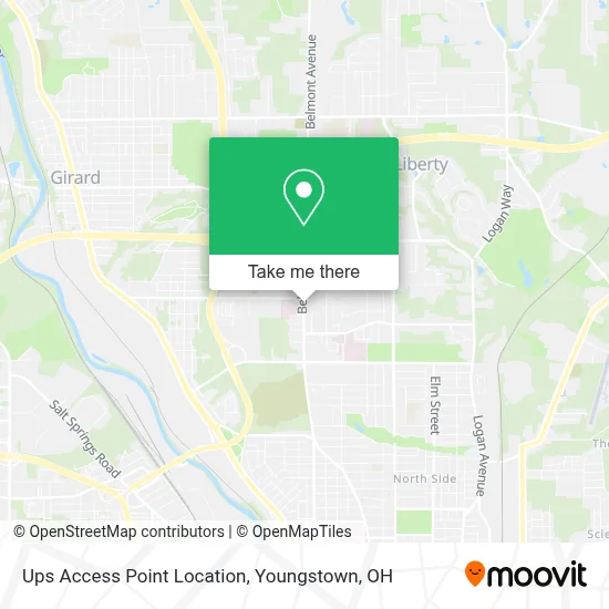 Ups Access Point Location map