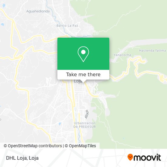 DHL Loja map