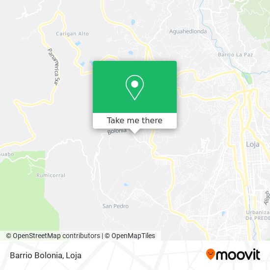 Mapa de Barrio Bolonia