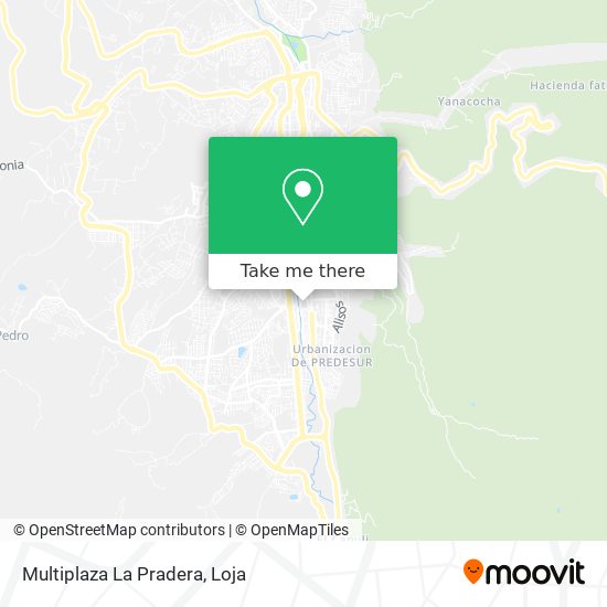 Multiplaza La Pradera map