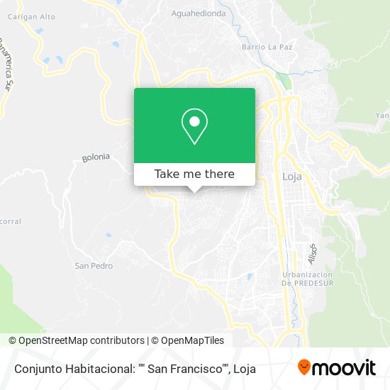 Mapa de Conjunto Habitacional: "" San Francisco""