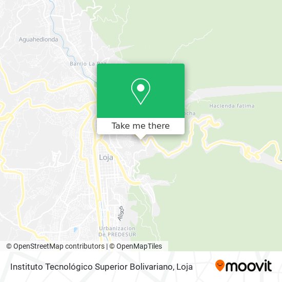Instituto Tecnológico Superior Bolivariano map