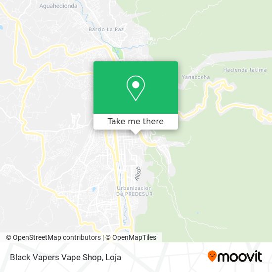 Black Vapers Vape Shop map