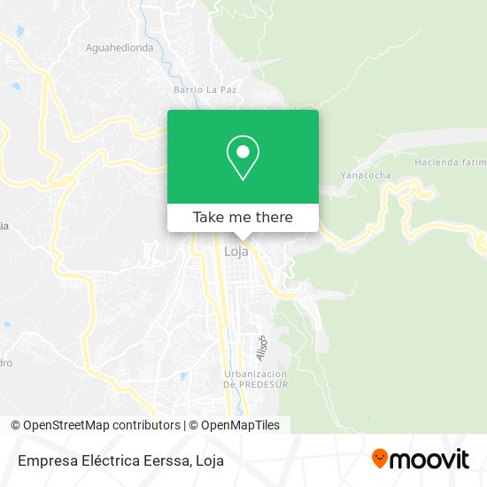 Mapa de Empresa Eléctrica Eerssa