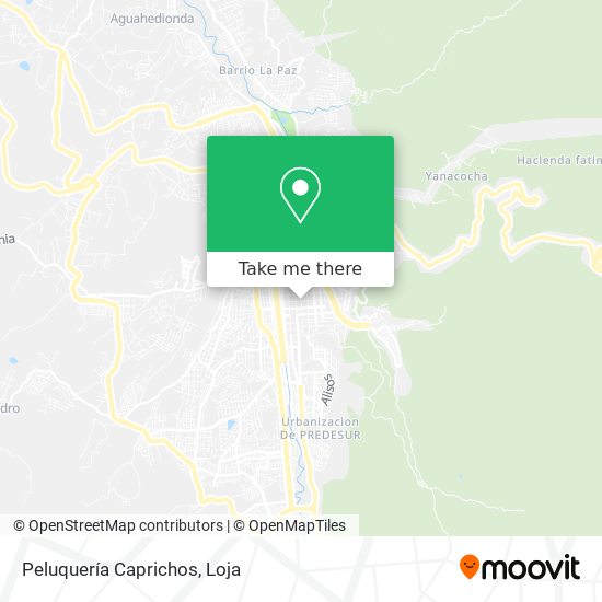 Peluquería Caprichos map