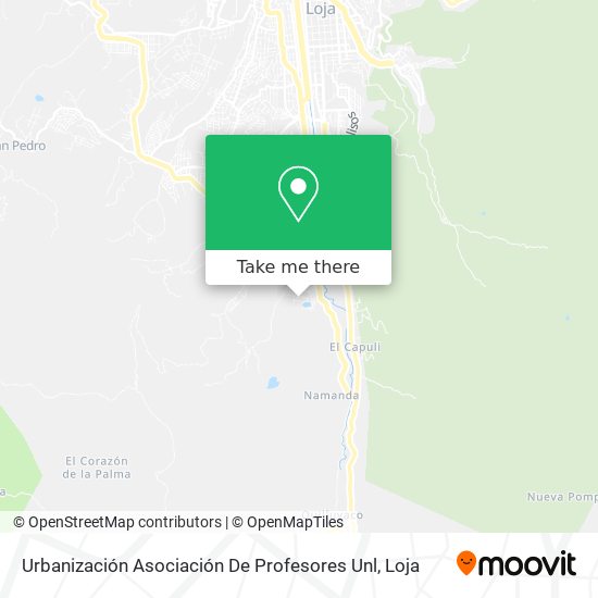 Urbanización Asociación De Profesores Unl map