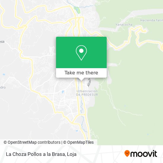 La Choza Pollos a la Brasa map