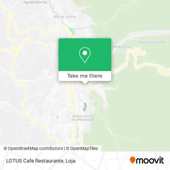 LOTUS Cafe Restaurante map